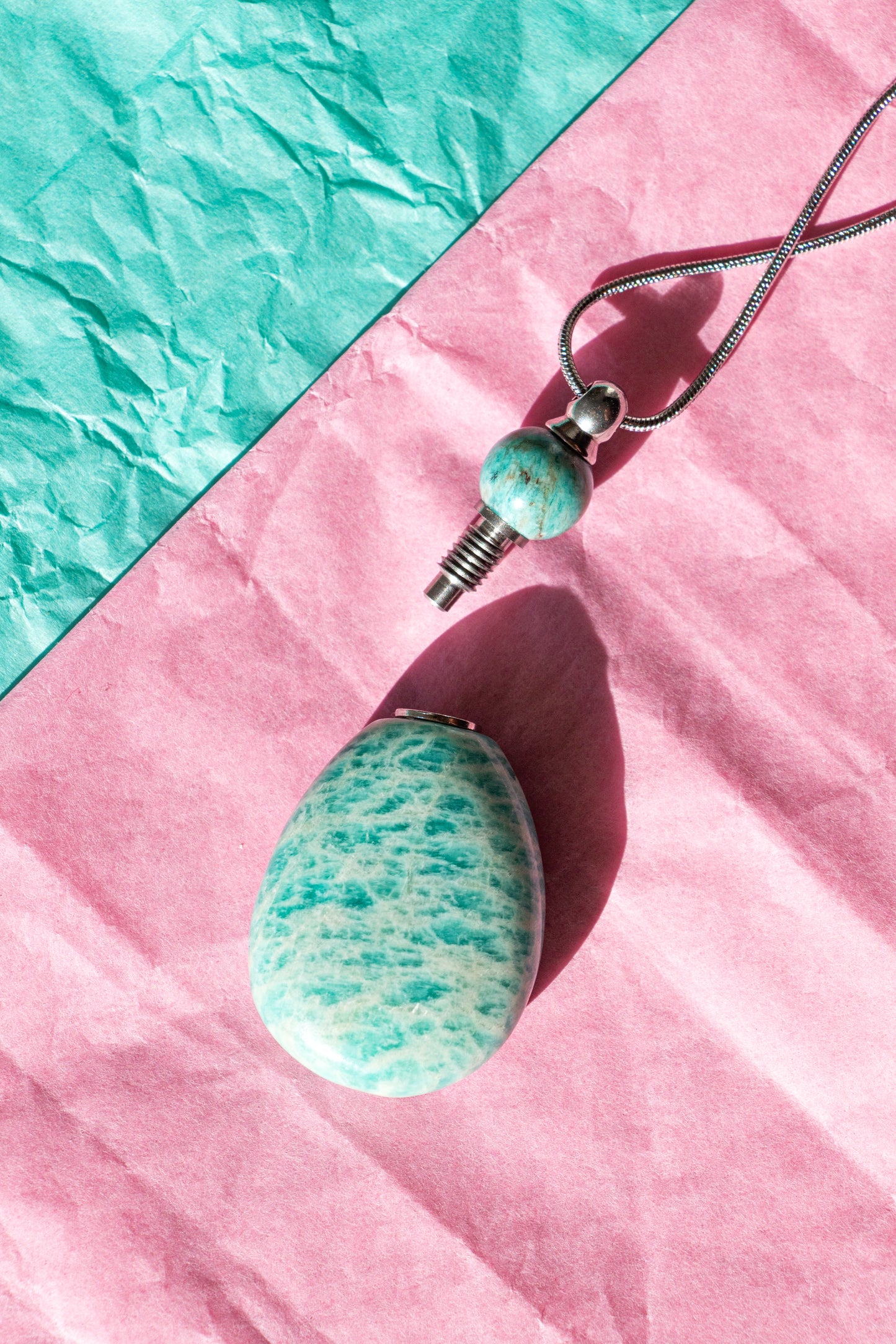 Perfume Pendant - Aquamarine