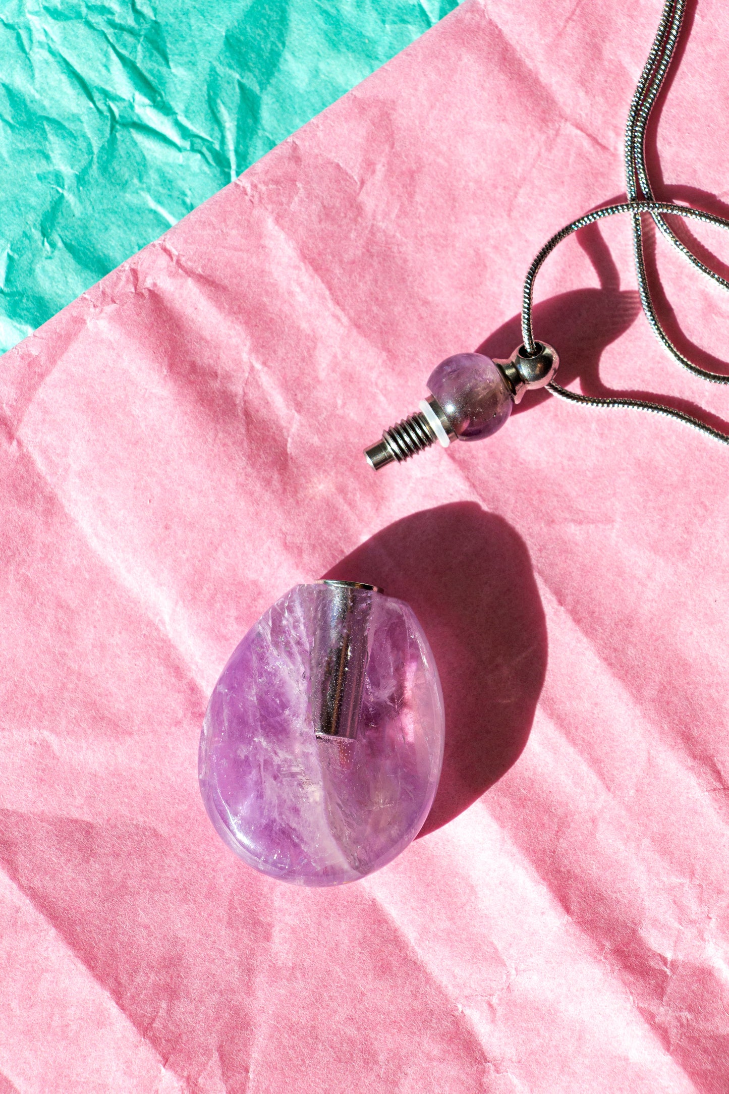 Perfume Pendant - Amethyst