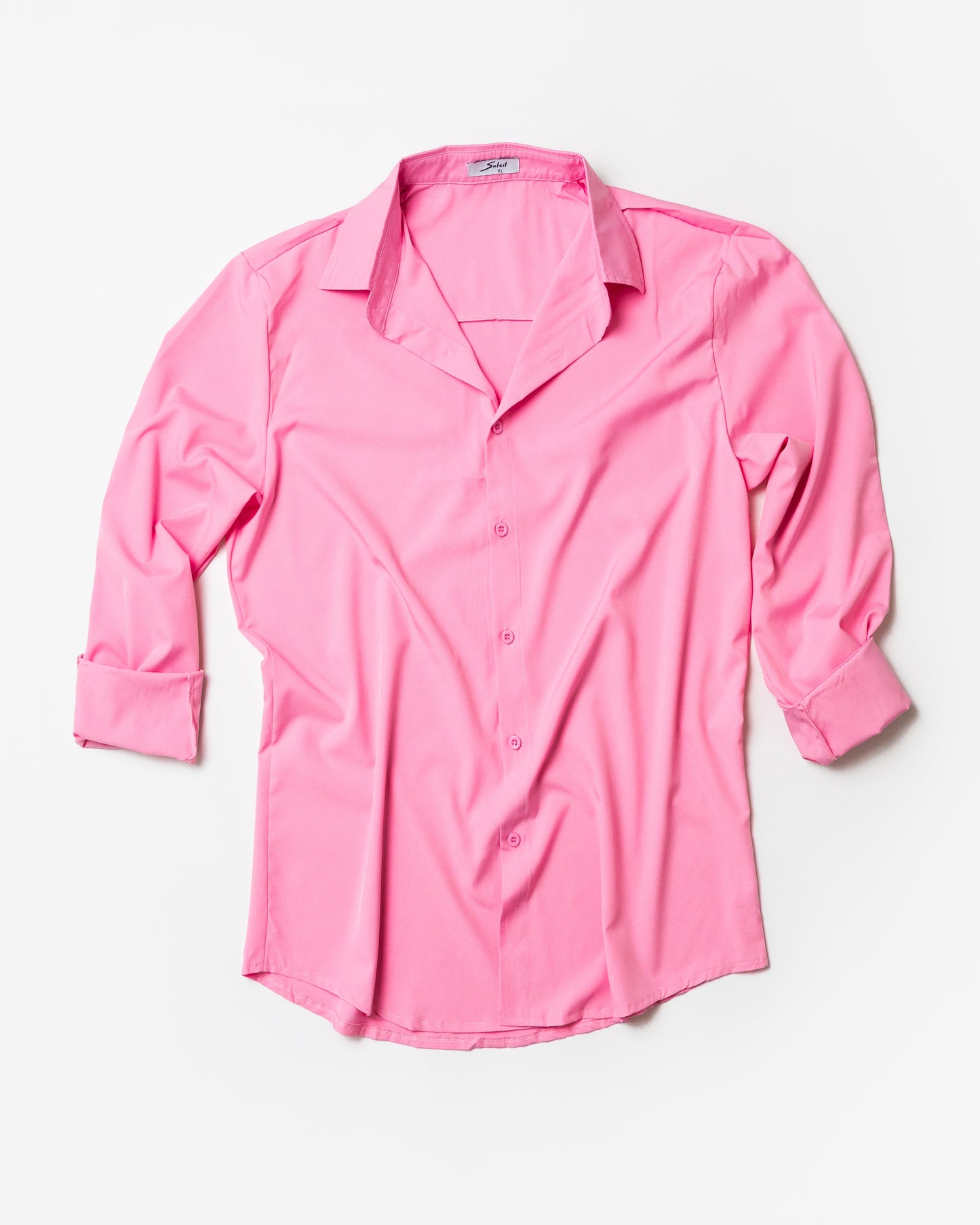 Chemise Couleur Rose Pale