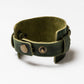 Men's Leather Boho Bracelet | Army Green