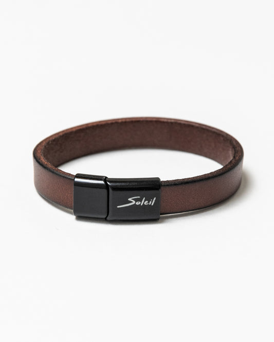 Men's Soleil Leather Band | Mocha