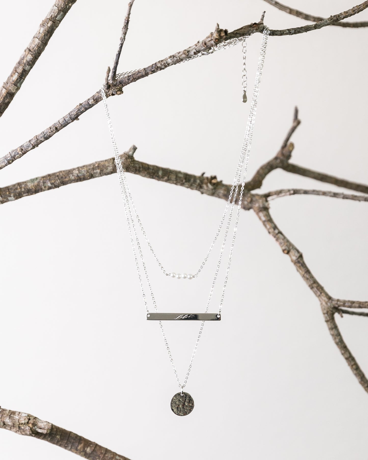 Silver Waterfall Necklace