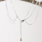 Silver Waterfall Necklace