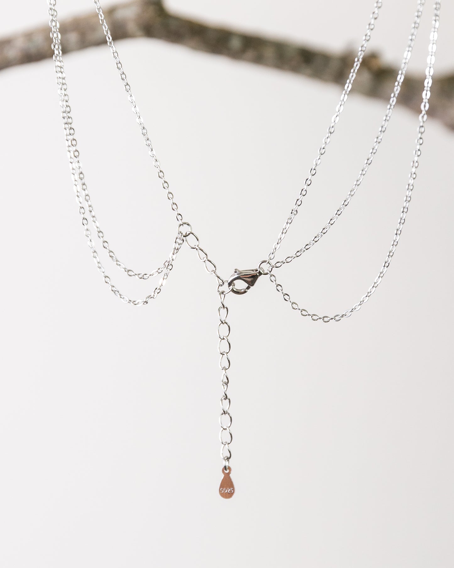 Silver Waterfall Necklace