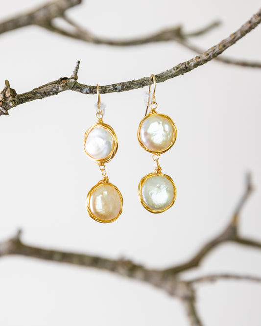 Ivory Pearl Earrings