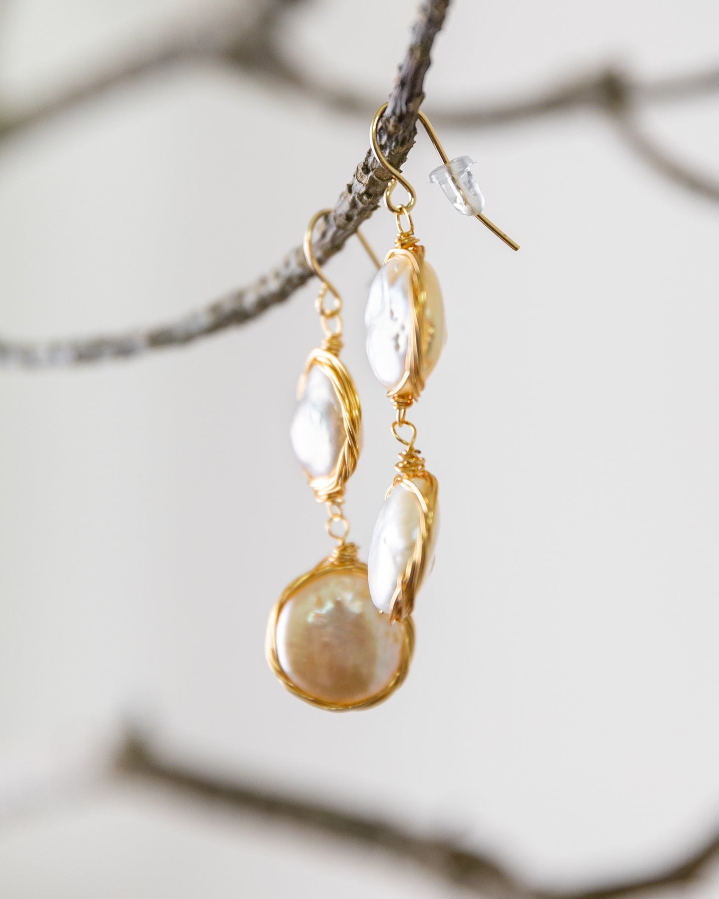 Ivory Pearl Earrings