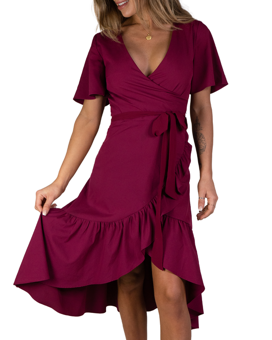 Spring Midi Dress | Framboise