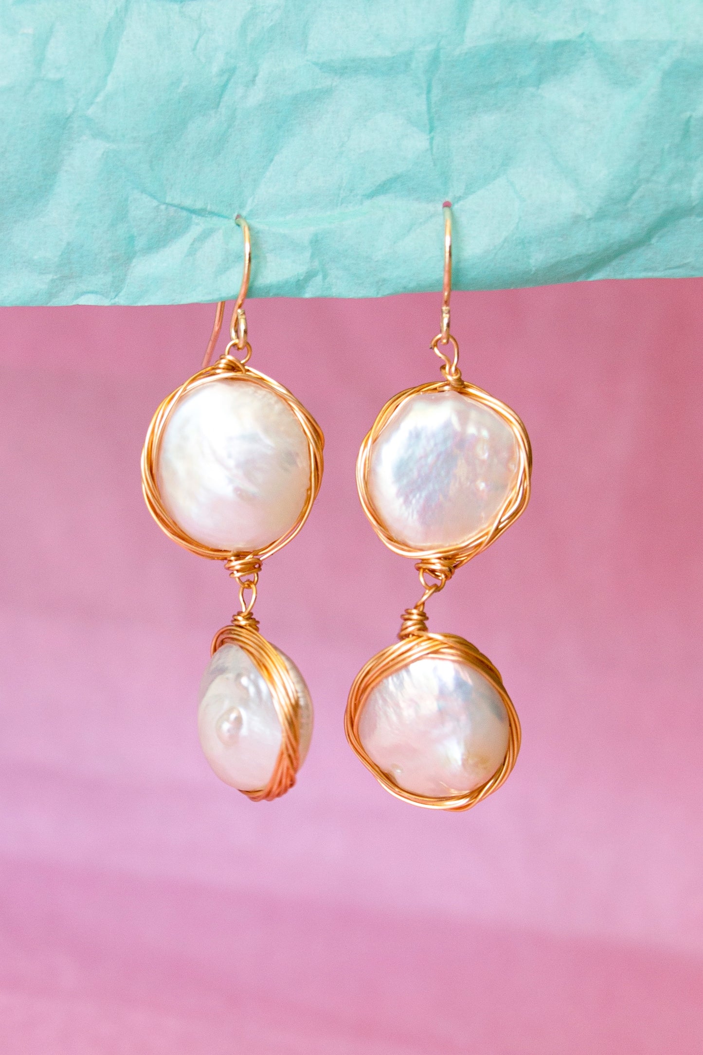 Ivory Pearl Earrings