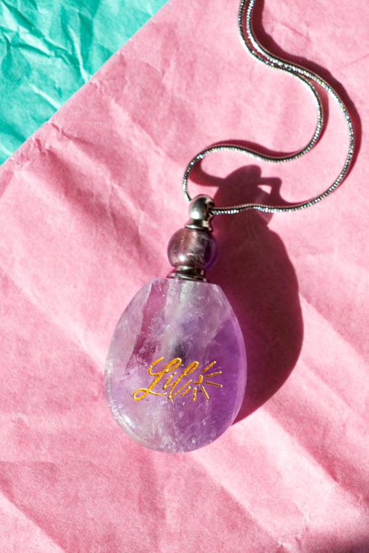 Perfume Pendant - Amethyst