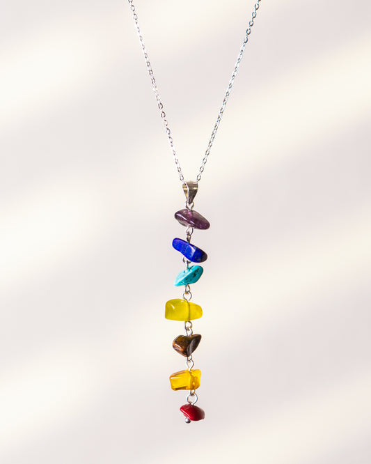 Chakra Alignment Necklace | Silver