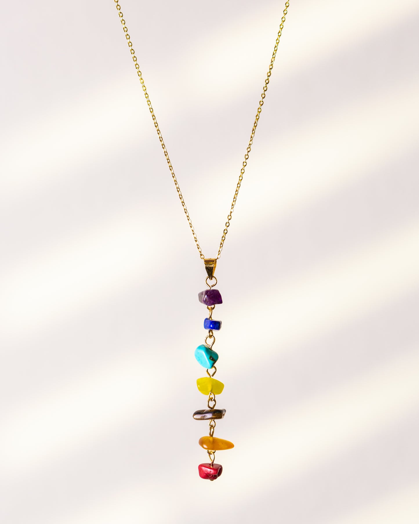 Chakra Alignment Necklace | Gold