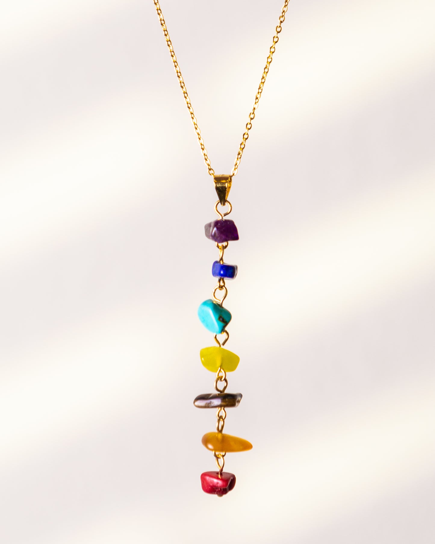 Chakra Alignment Necklace | Gold