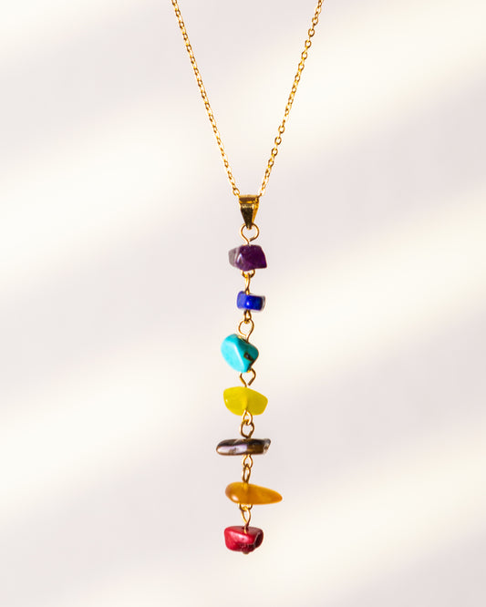 Chakra Alignment Necklace | Gold