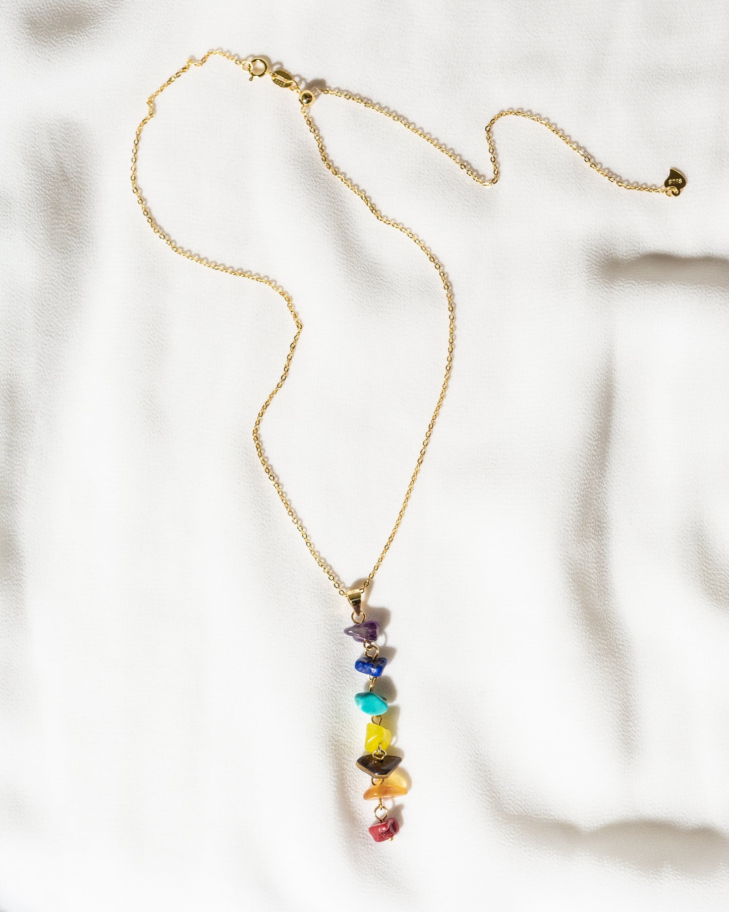 Chakra Alignment Necklace | Gold