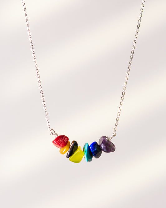 Chakra Horizon Necklace | Silver